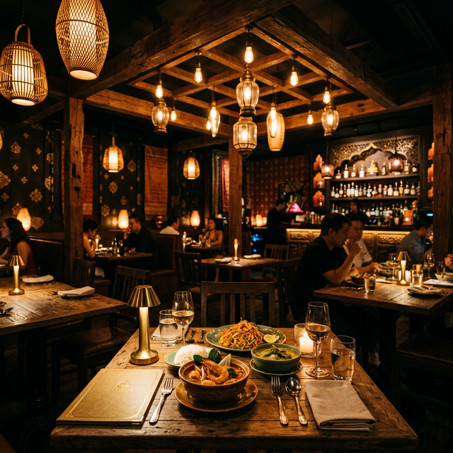 Ayar House restaurant warm interior ambiance